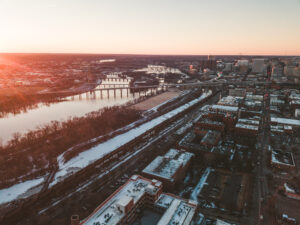 Winter Picture of Downtown Richmond, Virginia